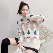 2020 New fashion Christmas Sweater Women Casual Pullover Oversized Knitted Sweater Winter Jumper Autumn Knitwear dropshipping