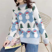 2020 New fashion Christmas Sweater Women Casual Pullover Oversized Knitted Sweater Winter Jumper Autumn Knitwear dropshipping