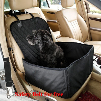 2 in 1 Car Front Pet Car Seat Cover Waterproof Puppy Basket