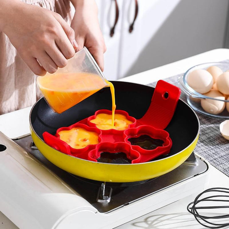 1Pcs Silicone Non Stick Fantastic Egg Pancake Maker Ring Kitchen Baking Omelet Moulds Flip cooker Egg Ring Mold