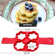 1Pcs Silicone Non Stick Fantastic Egg Pancake Maker Ring Kitchen Baking Omelet Moulds Flip cooker Egg Ring Mold