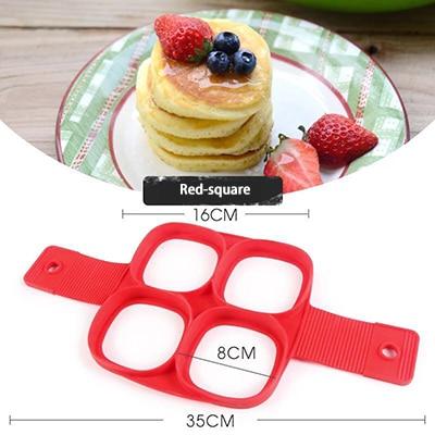 1Pcs Silicone Non Stick Fantastic Egg Pancake Maker Ring Kitchen Baking Omelet Moulds Flip cooker Egg Ring Mold