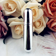 1PC 5ml 6ml Perfume Spray Bottle Portable Refillable Glass Bottle Empty Cosmetic Containers Travel Aluminum Perfume Atomizer