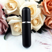 1PC 5ml 6ml Perfume Spray Bottle Portable Refillable Glass Bottle Empty Cosmetic Containers Travel Aluminum Perfume Atomizer