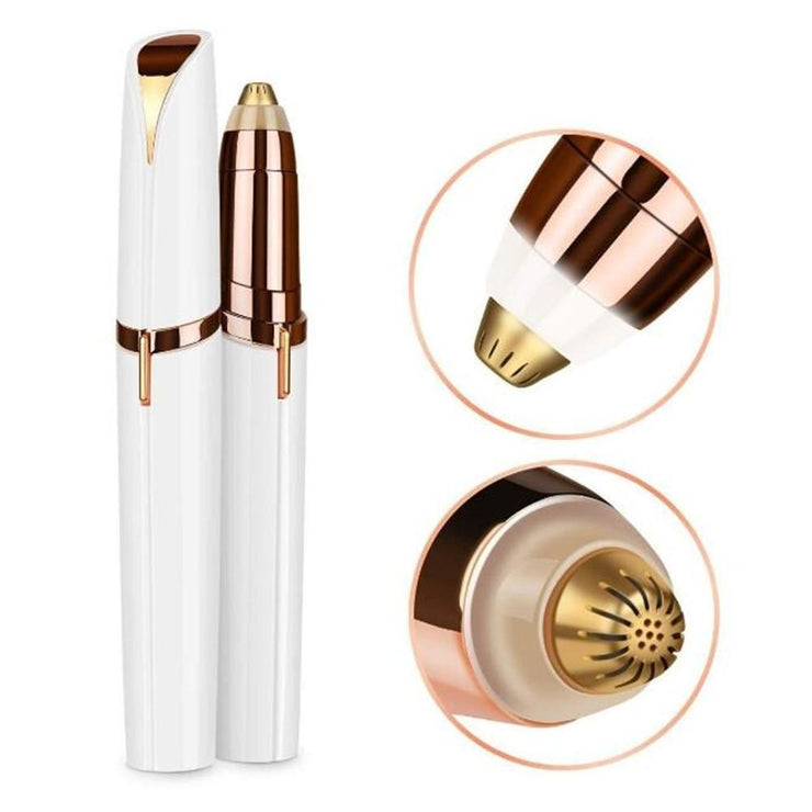 1pc Electric Eyebrow Trimmer Painless Eye Brow Epilator Mini Eye Brow Shaper Shaver Razor Portable Facial Hair Remover for Women