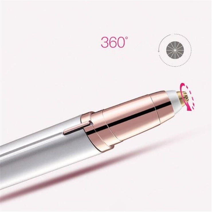 1pc Electric Eyebrow Trimmer Painless Eye Brow Epilator Mini Eye Brow Shaper Shaver Razor Portable Facial Hair Remover for Women