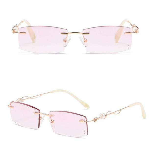 2020 fashionable ladies pink reading glasses